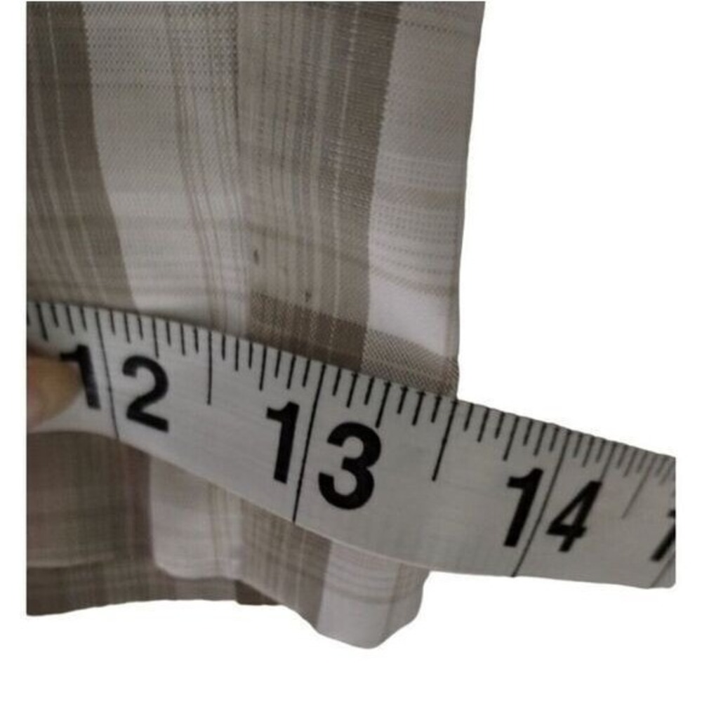 Grand Slam Performance Plaid Golf Shorts Men's Size 42 Gray Flat Front Stretch - Picture 9 of 11